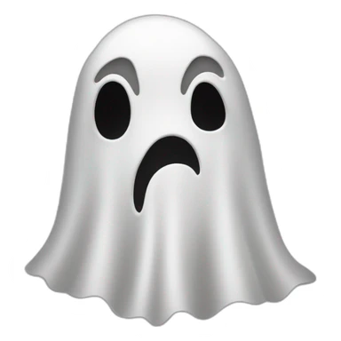 Ghost qui enlève son masque  sticker