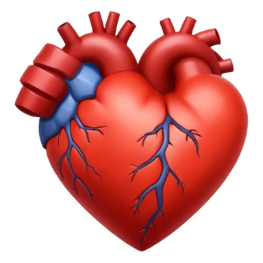 a heart with blod  sticker