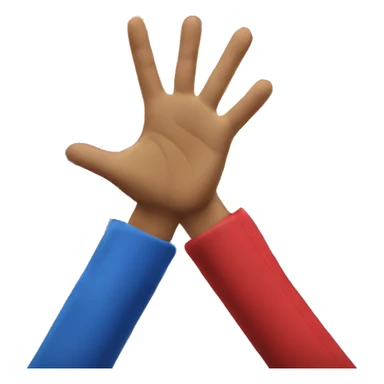 High five With firework sticker