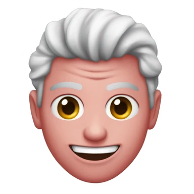 Crea un emoji de demonio rosado sticker