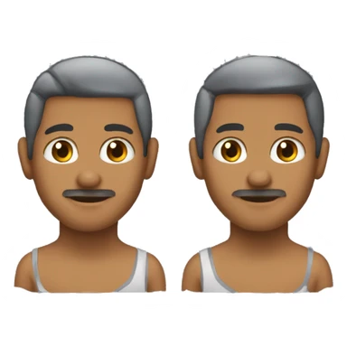 Menor con aretes y morenito  sticker