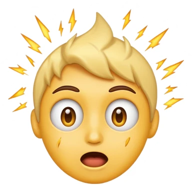 mind blown surprised face with sparks classic emoji style sticker