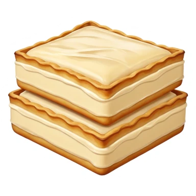 rectangular fried pastry with maple frosting sticker