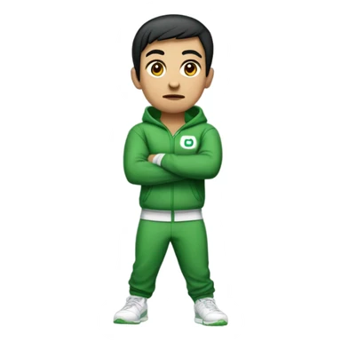 Squid games and guy number 456 sticker