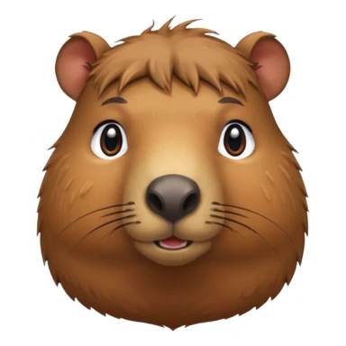 sad capibara sticker