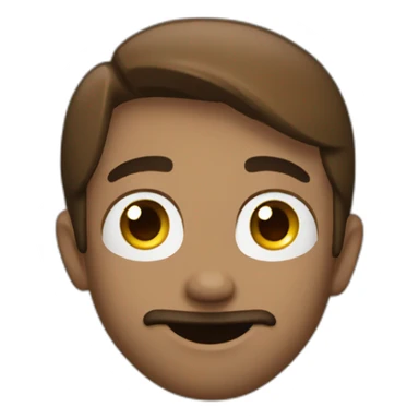 Whisteling while looking up emoji sticker