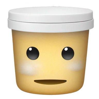 body scrub pot with label sticker