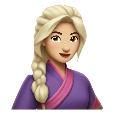Mulan from Disney sticker