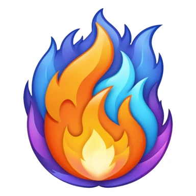 🔥 with a cool colours sticker