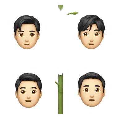 梁启超：笔挺、圆脸、悠然、明眸、秃顶、微笑、绅士 sticker