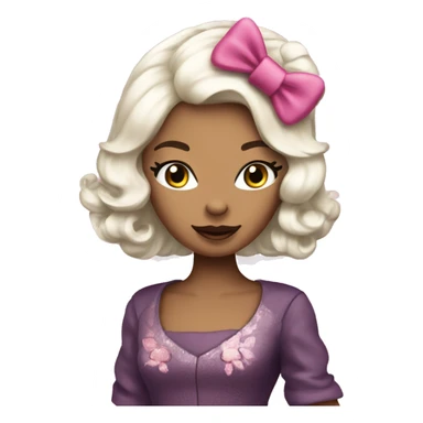 coquette hello kitty sticker