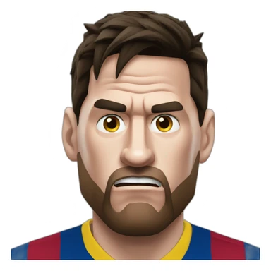 Angry Messi  sticker
