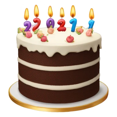 birthday 23 cake sticker