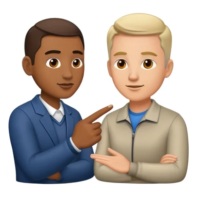 2 coaches talking sticker