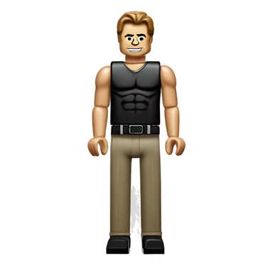 Arnold Schwarzenegger lego full body sticker