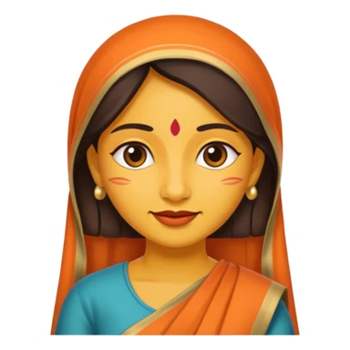 India woman sticker