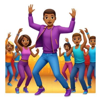 danse boite de nuit  sticker