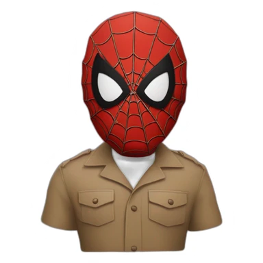 Spiderman che spara ragnatele sticker