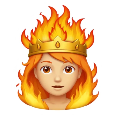 🙂🔥 cobine the two put the fire on topp of the head nothing more nothing less, stop with the ai sticker