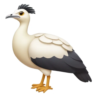the bustard bird stylized in android style sticker