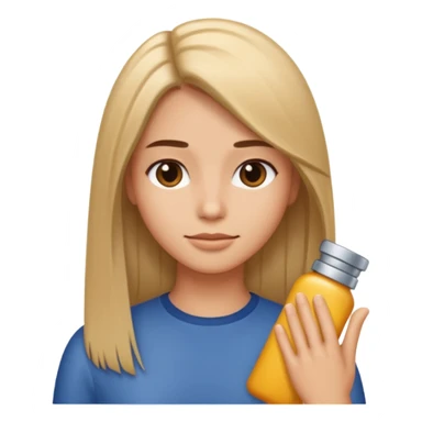 alisando cabello sticker