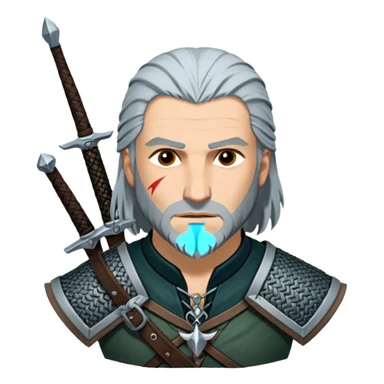 شعار مسلسل the witcher sticker