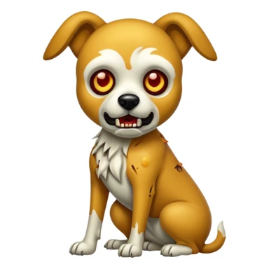 zombie dog full body sticker