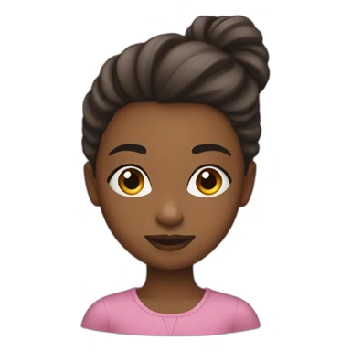 Fille qui se maquille sticker