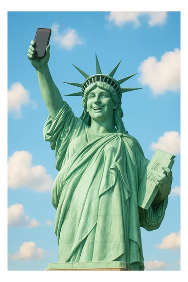 takes a selfie sticker