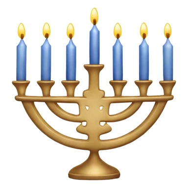 Beautiful Hanukkah Menorah sticker