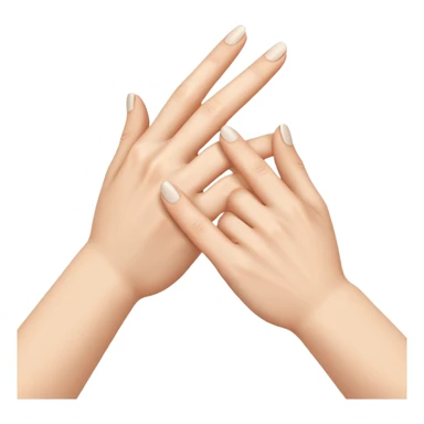 two white hands in a secret handshake sticker