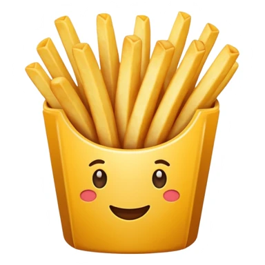 fries without face sticker