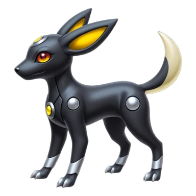 Futuristic Umbreon-Houndoom-Genesect-Pokémon-Fakémon-hybrid-creature sticker