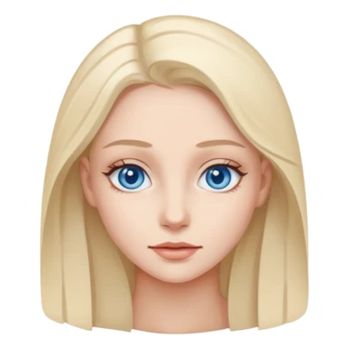 Amour impossible femme aux yeux bleu sticker