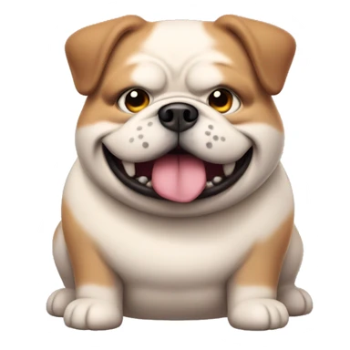 Chunky fat pudge dog  sticker