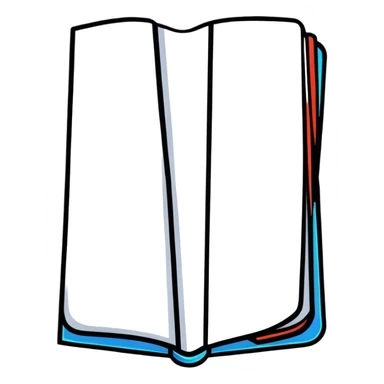 minimalistic bookmark icon with clean lines, simple and modern, high contrast sticker
