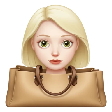 Face with bags under eyes sticker