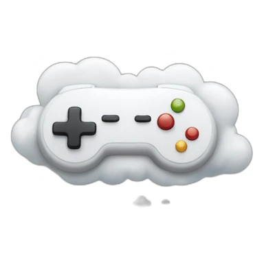 Manette en forme de nuage sticker