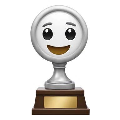funny award trophy sticker