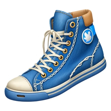 jean shoes sticker