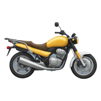 Una moto arriba de un camión sticker