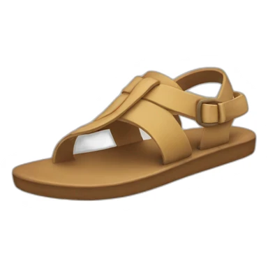 sandal being thrown sticker