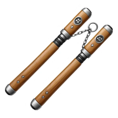 nunchakus sticker