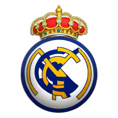 Réal madrid logo sticker
