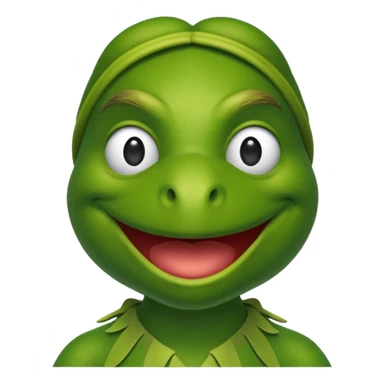 Kermit the frog sticker