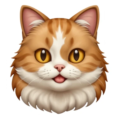 A cat farting sticker