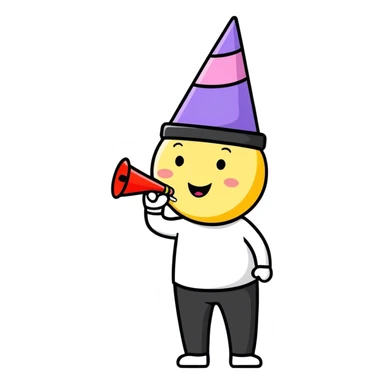 Happy birthday crazy sticker