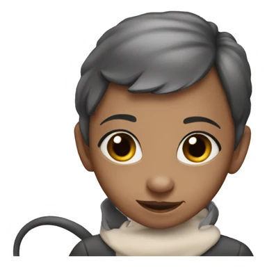 girl as a rat sticker