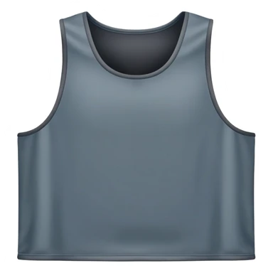 Tank Top in Slate Gray, width and height of tank top must be equal sticker