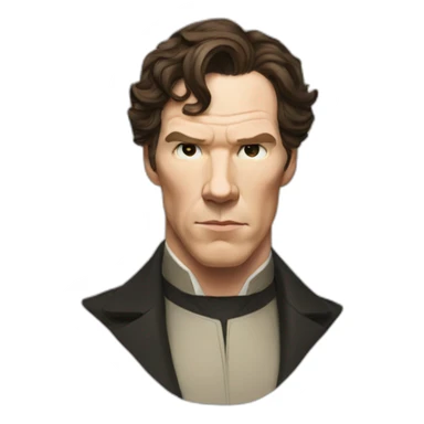 Benedict cumberbatch serious sticker